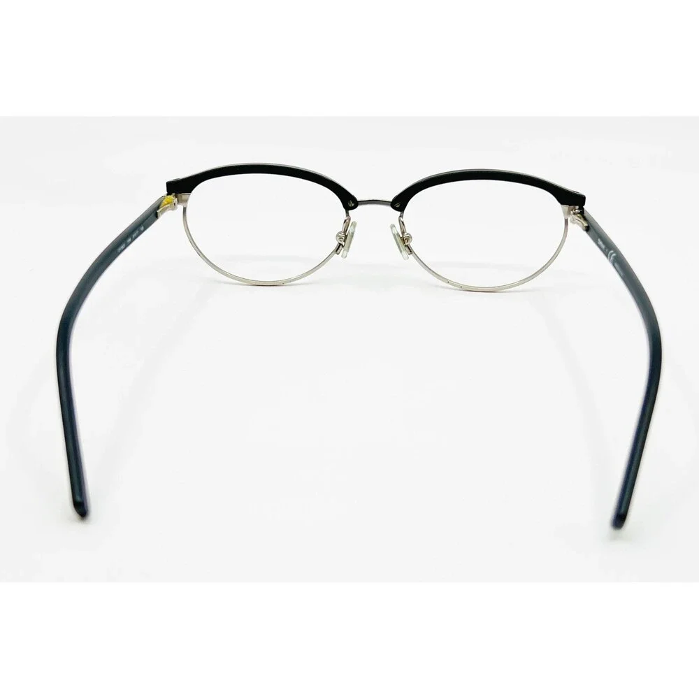 DKNY Eyeglasses Womens Black Silver Pre-owned Browline DY 5623 51-17-135